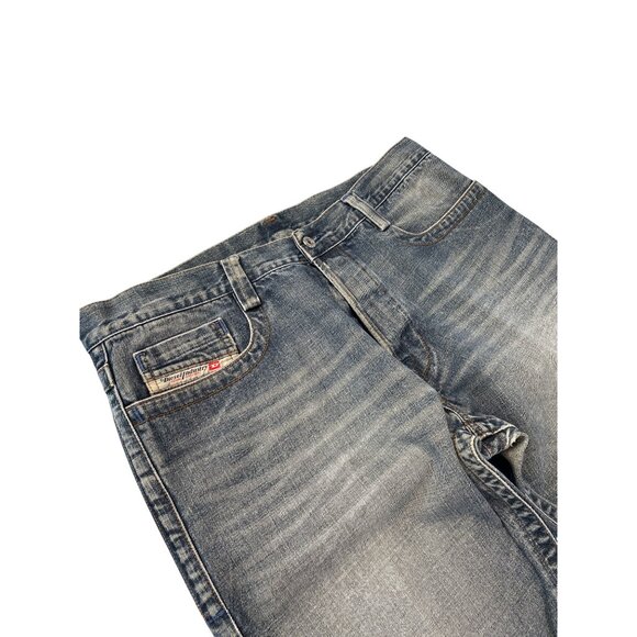 Diesel Industry Mens Y2K Classic Blue Straight Jeans Size 36/28 SKU 9285 - Picture 4 of 13